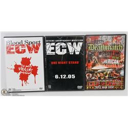 3 WWF DVD'S WRESTLING