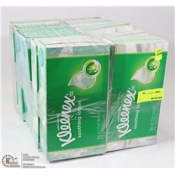 12 BOXES OF KLEENEX TISSUES,