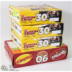 LOT OF 4 BOXES ASSORTED SNACK SIZE CANDY AND BARS