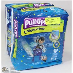 LOT OF 2-20 PACKS SIZE 3T-4T NIGHT TIME PULL UPS