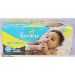 PAMPERS 88 PACK SIZE 3 SWADDLERS DIAPERS
