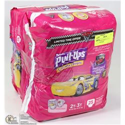 2 PACKS OF 25-SIZE 2T-3T PULL UP TRAINING PADS