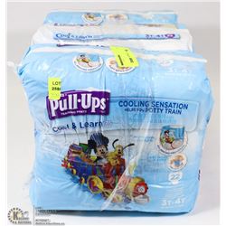 LOT OF 3 3T-4T HUGGIES PULL UPS TRAINING PANTS