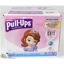 BOX OF 4T-5T HUGGIES PULL UPS TRAINING PANTS WITH