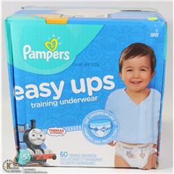 BOX OF 4T-5T PAMPERS EASY UPS TRAINING UNDERWEAR