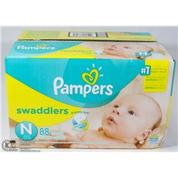 PAMPERS 88 DIAPERS NEWBORN SWADDLERS