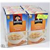 Image 1 : LOT OF 6 QUAKER PEACHES & CREAM INSTANT OATMEAL