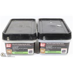 LOT OF 2 1200 PIECE TUBS GRIP RITE COLLATED SIDING