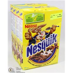 3 330G BOXES OF NESQUIK CEREAL