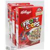 Image 1 : 3 345G BOXES OF FRUITLOOPS AND 1 350G BOX CAPTAIN