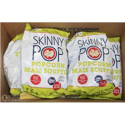 BOX OF 10 FULL SIZE SKINNY POP POPCORN BAGS