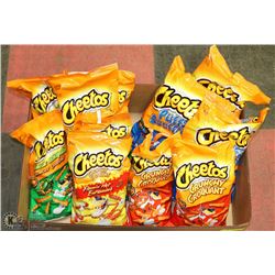 FLAT OF 11 ASSORTED BAGS OF CHEETOS