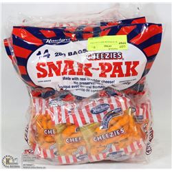 4 BAGS OF 14 SNACK SIZE CHEESIES