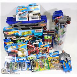 FLAT WITH NEW HOTWHEELS, ROAD