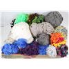 Image 1 : LARGE FLAT OF ASSORTED YARN