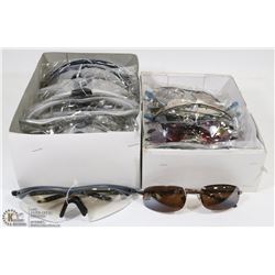 2 BOXES OF ASSORTED SUNGLASSES