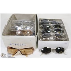 2 BOXES OF ASSORTED SUNGLASSES