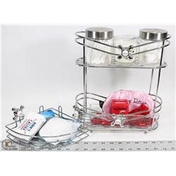 SMALL FLAT OF 'HER' BATH ITEMS