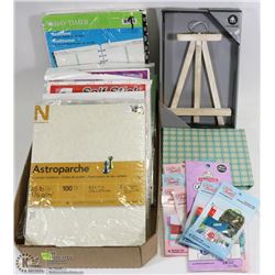 SMALL FLAT OF SCRAP BOOKING ITEMS