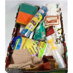 LARGE FLAT W/ NEW HOUSEHOLD PRODUCTS INCL KITCHEN