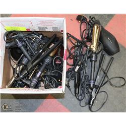 BAILIFF SALON SEIZURE: LOT OF HAIR TOOLS. MOST IN