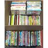 Image 1 : BOX OF 100 ASSORTED KIDS DVD MOVIES.