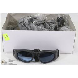BOX OF ADULT SPORTS GOGGLES