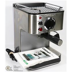 ESTATE CUISINART ESPRESSO MACHINE, STAINLESS