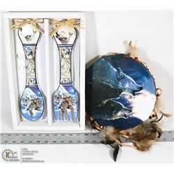 NEW TRIPPIE'S CERAMIC WOLF NATIVE