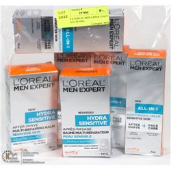 LOT OF 6 LOREAL MEN EXPERT FACE CARE ALL IN ONE