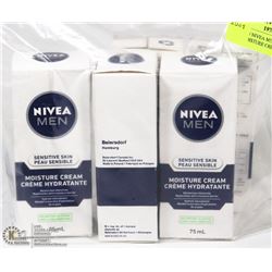 LOT OF 5 NIVEA MENS SENSITIVE SKIN MOISTURE CREAM