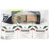 Image 1 : LOT OF 3 PRORASO SHAVE CREAMS WITH BRUSH