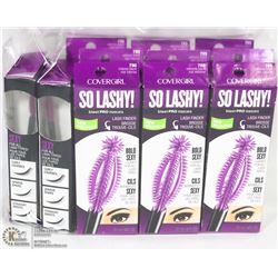 LOT OF 11 COVERGIRL SO LASHY BLACK MASCARAS