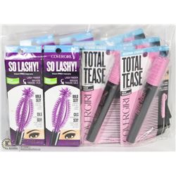 LOT OF 9 ASSORTED COVERGIRL MASCARAS