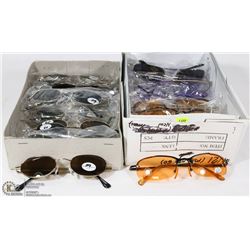 2 BOXES OF BRAND NEW SUNGLASSES