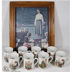 SET OF 8 NORMAN ROCKWELL
