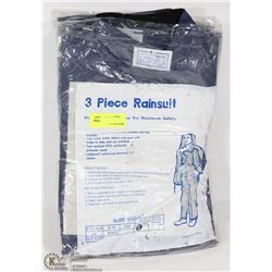 LOT OF 2 NEW NAVY 3 PIECE RAINSUITS