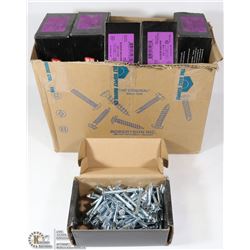 BOX OF 9 CASES OF GRIP RITE SPLIT DRIVE ANCHORS