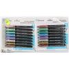 Image 1 : 2 PACKS OF 8 METALLIC MARKERS