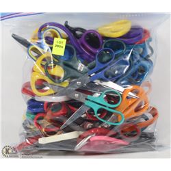 LARGE BAG OF APPROX 50 PAIRS OF ASSORTED SCISSORS