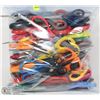 Image 1 : LARGE BAG OF APPROX 50 PAIRS OF ASSORTED SCISSORS