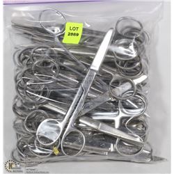 SMALL BAG OF ASSORTED SCISSORS MOSTLY CUTICLE