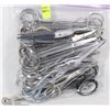 Image 1 : SMALL BAG OF ASSORTED SCISSORS MOSTLY CUTICLE