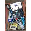 Image 1 : FLAT OF ASSORTED TOOLS INCL NEW STAPLER,LEVEL