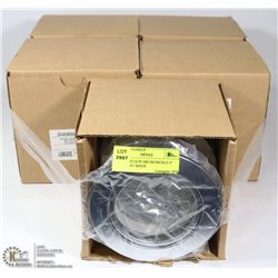 20 BRAND NEW BRUSH NICKEL 4" POT LIGHT RINGS