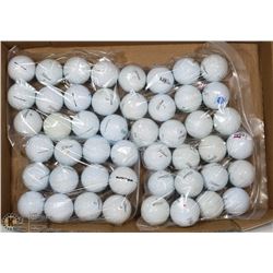 4 DOZEN TITLEIST PRIVI RECOVERED GOLF BALLS.