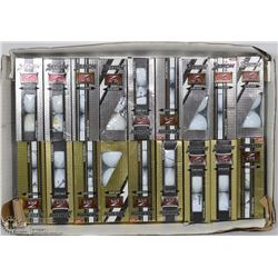 FLAT OF RECOVERED SRIXON GOLF BALLS.