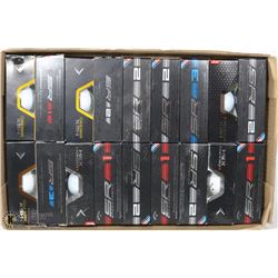 FLAT OF RECOVERED CALLAWAY GOLF BALLS.