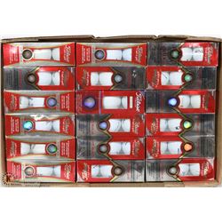 FLAT OF RECOVERED TITLEIST GOLF BALLS.