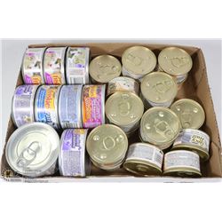 FLAT OF ASSORTED FRISKIES & FANCY FEAST CAT FOOD